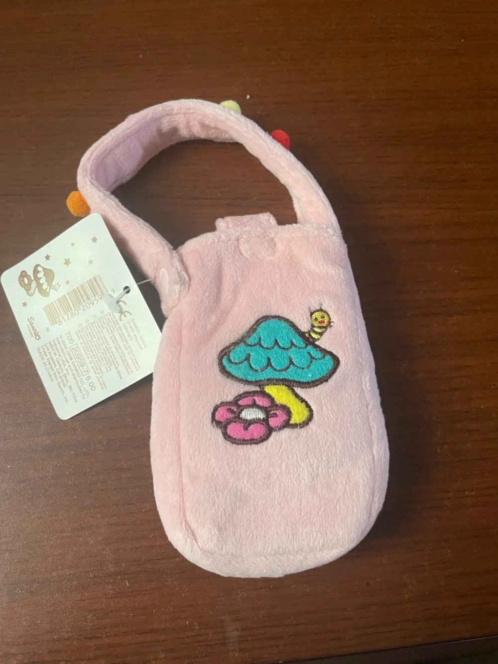 2006 Vintage Sanrio Pandapple Rare Plush Phone Pouch